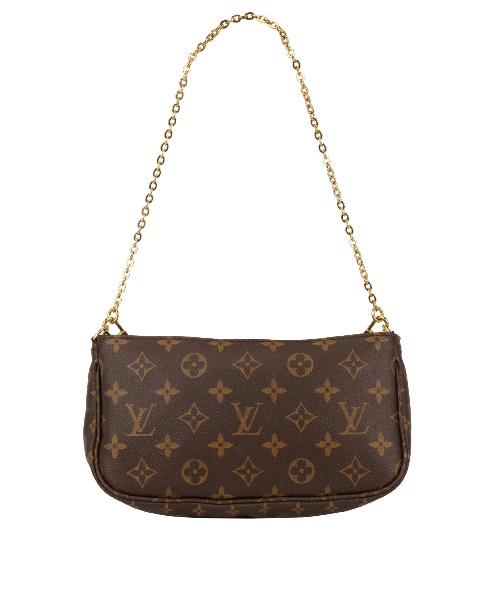 Multi Pochette Accessoires, &pound;1,400, Handbags, Brown, Canvas, Back view